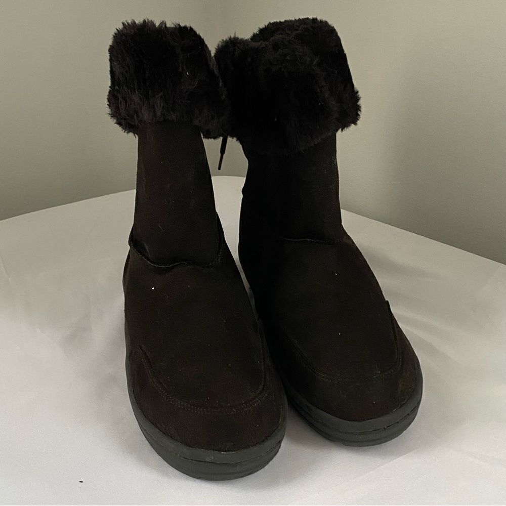 SEVEN DIALS Womens Oriole Round Toe Ankle Cold Weather Boots Black Size 7.5
